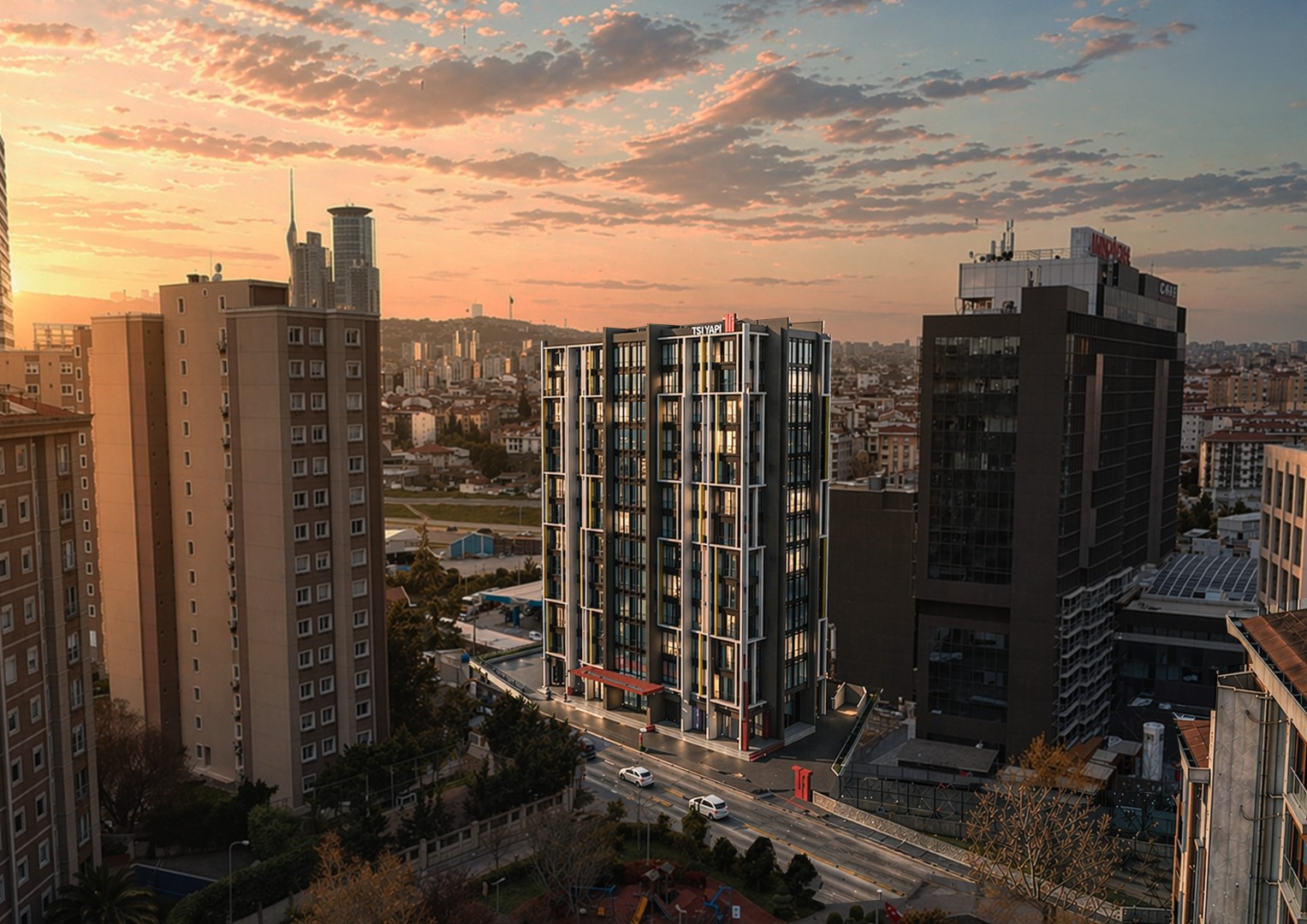 TSİ Comfort Göztepe dış cephe görünümü
